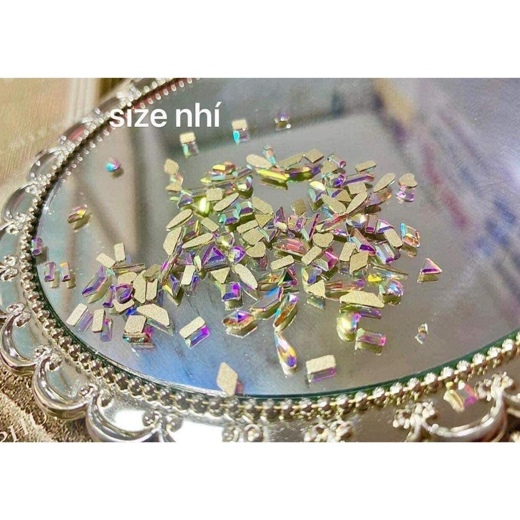 Đá khối nail chân bằng size nhỏ mini mix 100 viên SIÊU HÓT