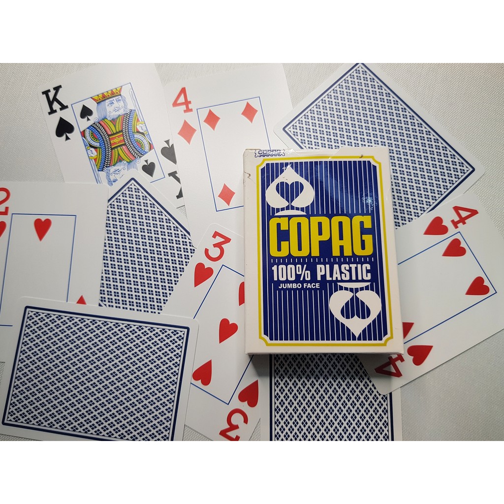 Bài nhựa Poker COPAG 100% plastic chống nước, chống gãy gập