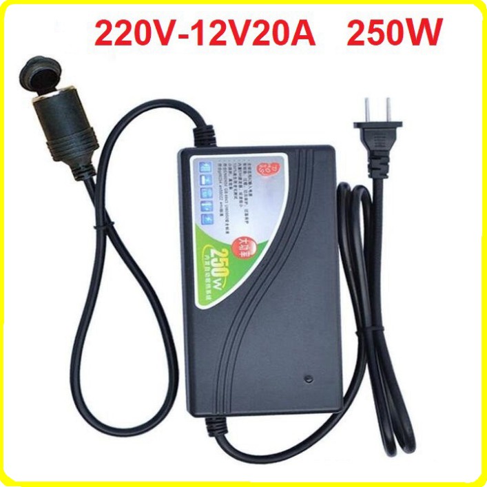 Sản phẩm Bộ chuyển đổi nguồn từ dòng điện 220V sang dòng điện 12V-20A, công suất 250W .