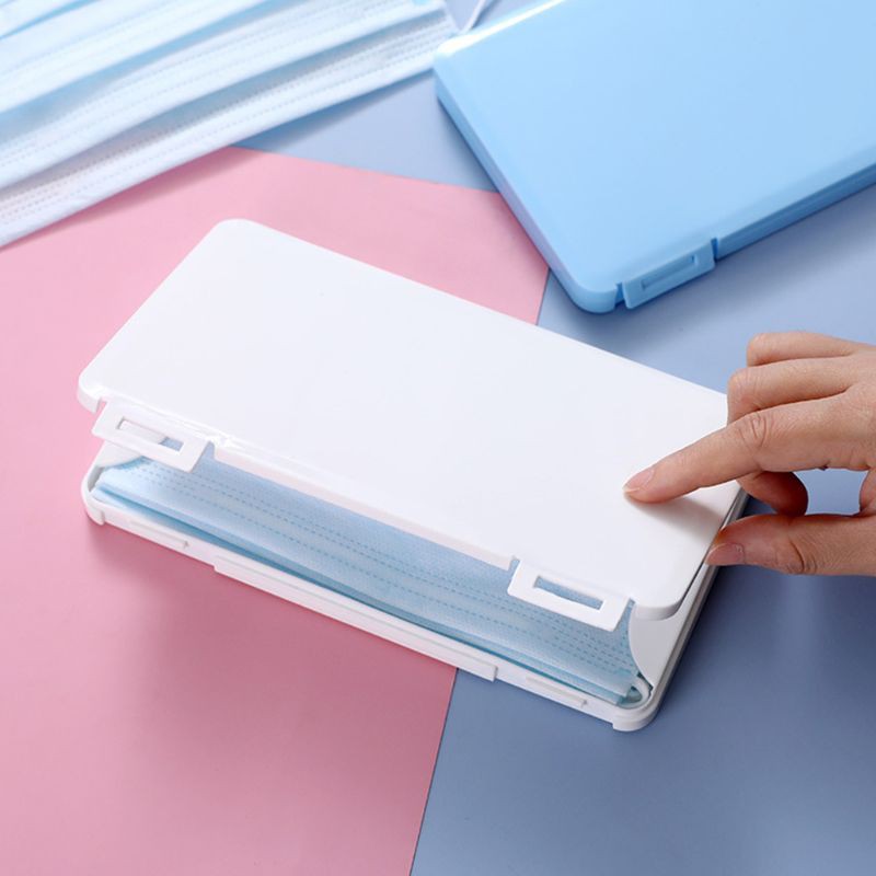 (Hàng Mới Về) Hộp Đựng Khẩu Trang Tạm Thời Chống Bụi Tiện Lợi