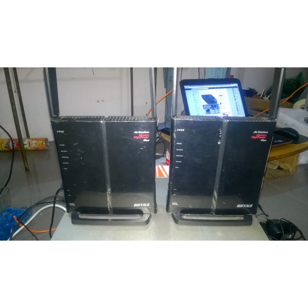 Router wifi Buffalo WZR-HP- G300NH/ G302H/300HP Gigabit router hàng cũ, hàng đã qua sử dùng. | BigBuy360 - bigbuy360.vn