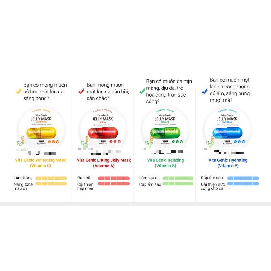 Mặt Nạ Dưỡng Da Banobagi Vita Hàn Quốc