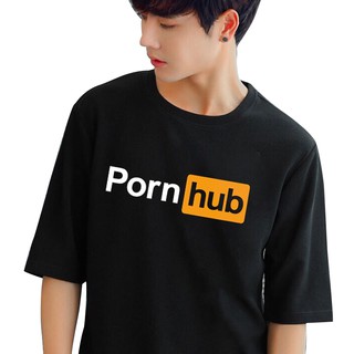 <SMLshop> Áo thun unisex in logo Pornhub cỡ lớn