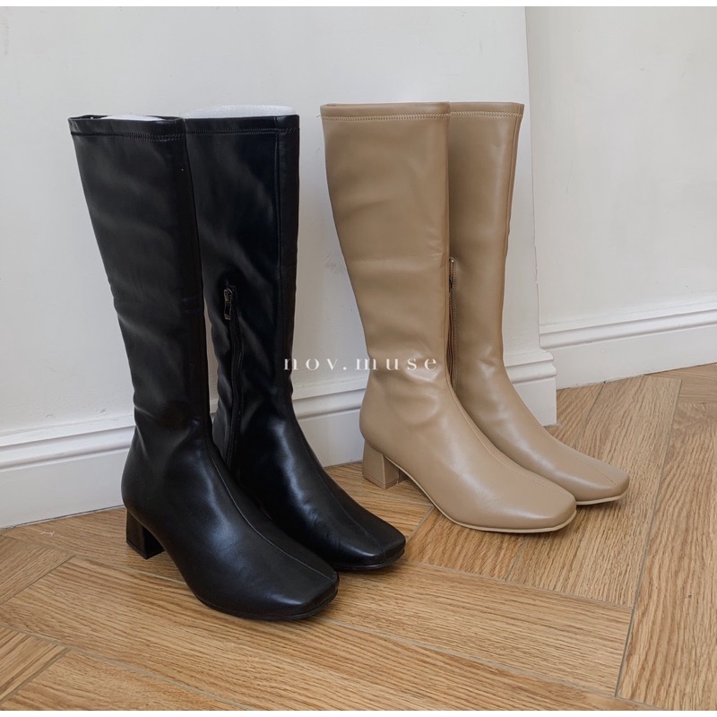 2013 - BOOTS GỐI LỬNG MŨI VUÔNG