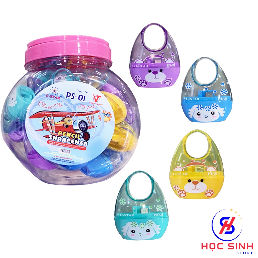 Combo 4 Cái Gọt, Chuốt Bút Chì Cute Gstar PS01