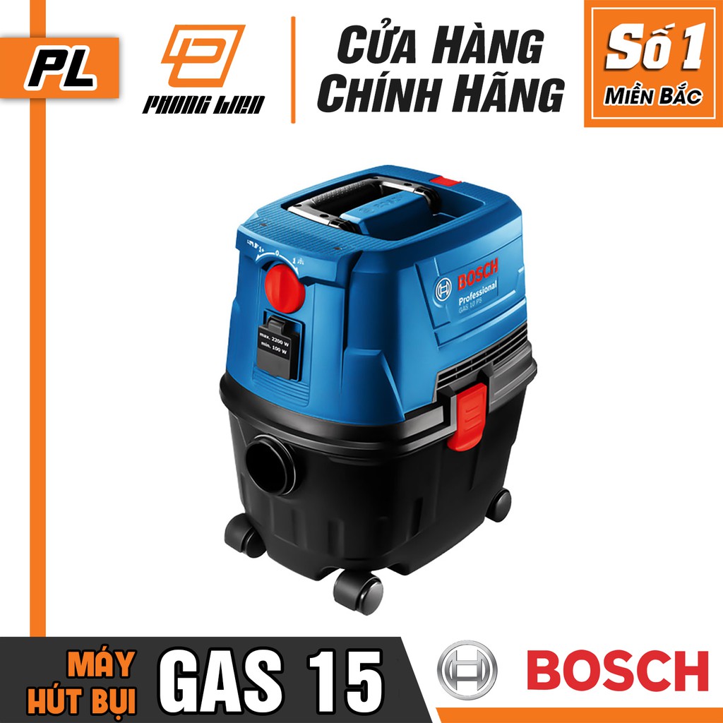 Máy Hút Bụi BOSCH GAS 15 (1100W) - Hàng Chính Hãng