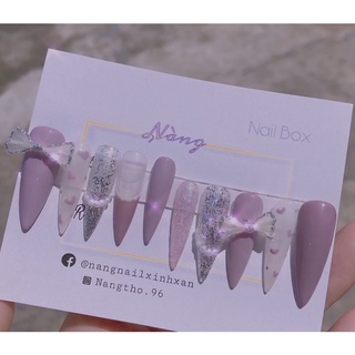 NailBox móng úp thiết kế sẵn Mẫu Mới + Keo Dũa