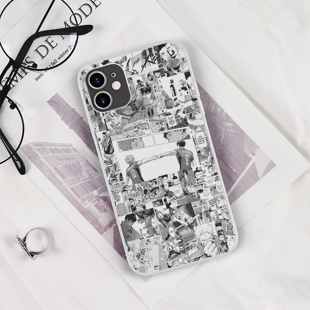 Ốp Lưng Haikyuu manga collage 2 truyện tranh cho Iphone 5 6 7 8 Plus 11 12 Pro Max X Xr PAP20210996