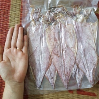 (siêu rẻ) 8 đến 10 con mực khô bằng bàn tay