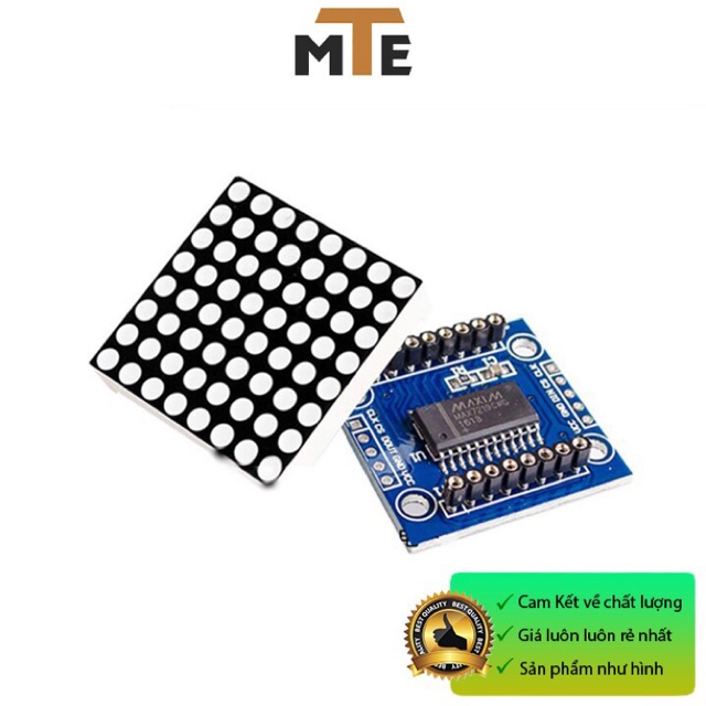 Module led matrix MAX7219 - Led ma trận 8x8 chip dán đã hàn sẵn chân