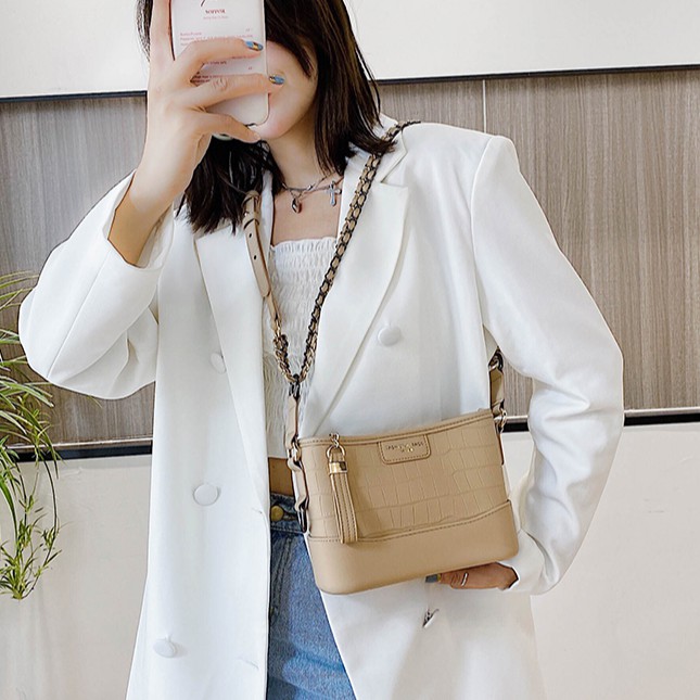 Faya - Túi xách HOBO da vân cao cấp sang trọng T932