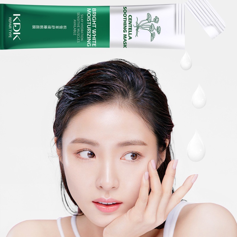 [Hàng mới về] Mặt nạ ngủ dưỡng ẩm làm giảm mụn chiết xuất rau má Kdk