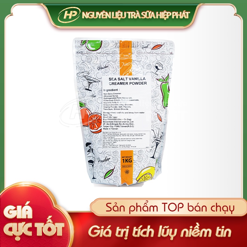 Bột tạo màng sữa vị muối biển EURODELI -  [BEST SELLER] - 1Kg - SP000787 - Nguyên liệu pha chế trà sữa HIỆP PHÁT