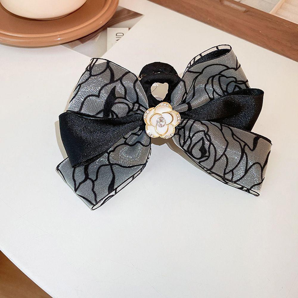 Kẹp Tóc Đuôi Ngựa Hình Nơ 15H Ngọt Ngào Cho Nữ Giá Đỡ