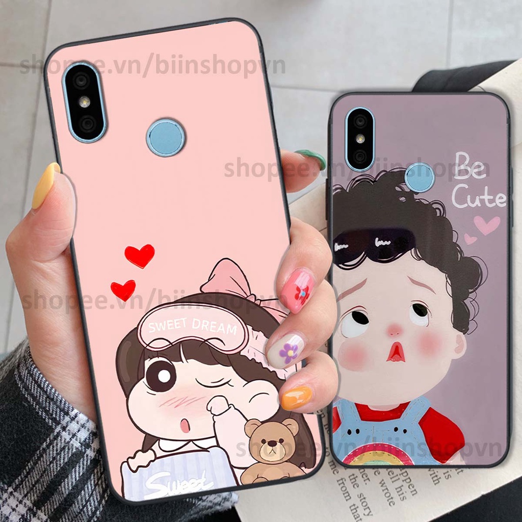 Ốp Xiaomi Redmi 6 Pro / Mi A2 Lite in hình baby siêu dễ thương, ngộ nghĩnh đáng yêu