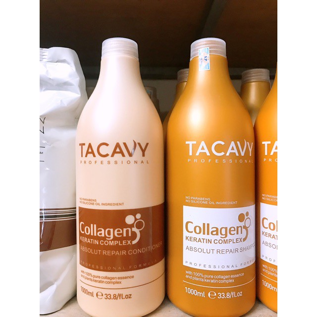 [Tacavy Chính Hãng] Cặp Dầu Gội Xả Tacavy 1000ML Chuyên Phục Hồi Tóc Hư Tổn, Khô Xơ, Gãy Rụng | BigBuy360 - bigbuy360.vn