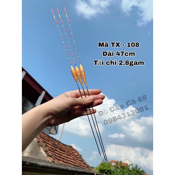 Phao Câu Đài_ Bộ 3 Phao Câu Đài Nano_ Phao Kim Câu Cá