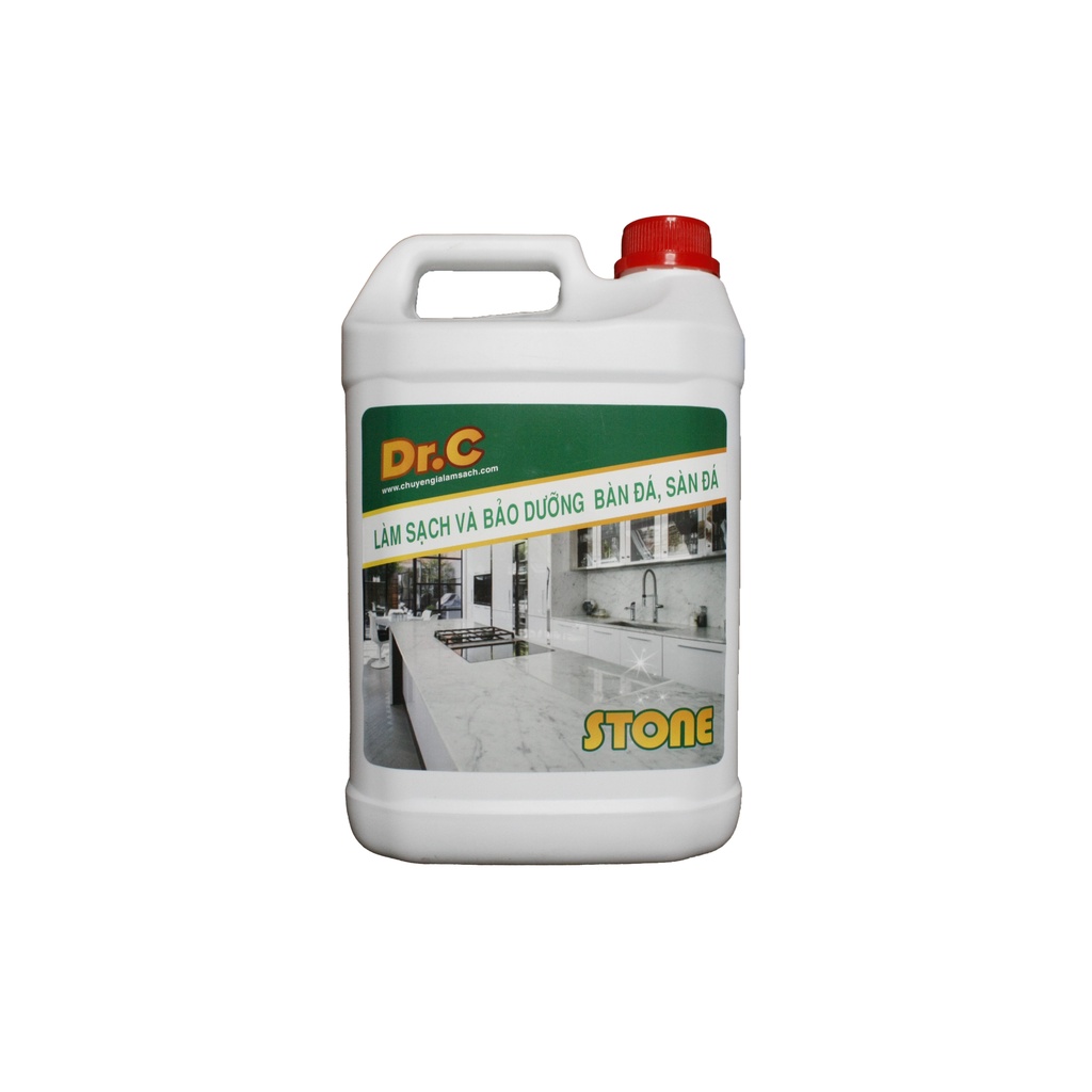 Làm sạch và bảo dưỡng bàn đá, sàn đá sạch đẹp Dr.C Stone can 5 lít - Stone02