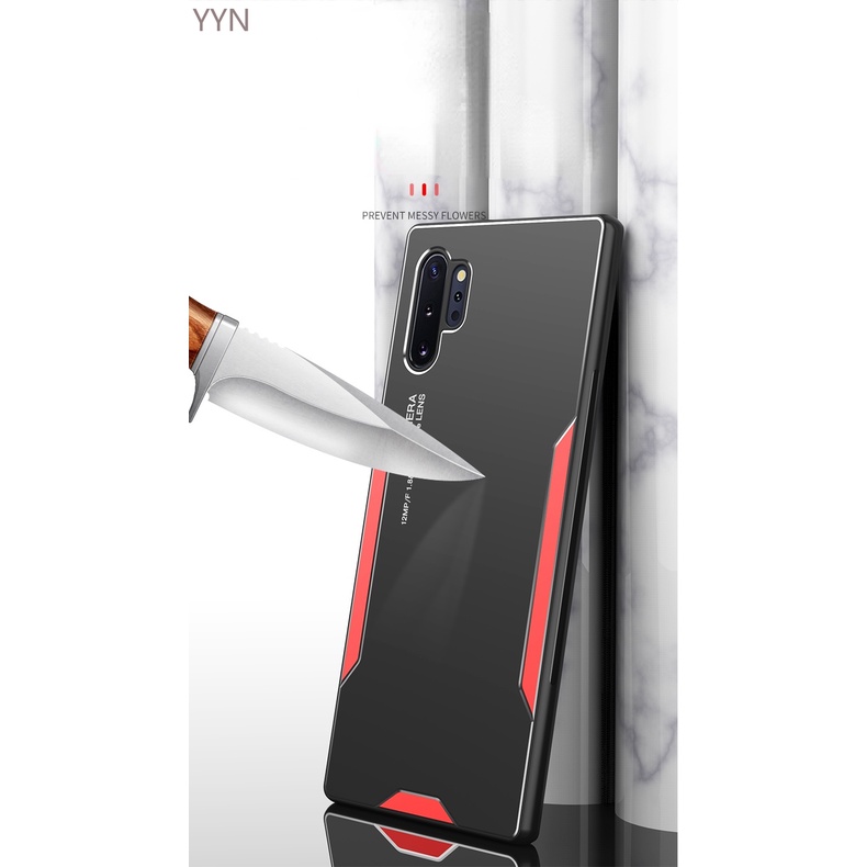 Ốp điện thoại kim loại chống trượt chống rơi dành cho Samsung Galaxy note 8 9 10 Samsung note10 plus