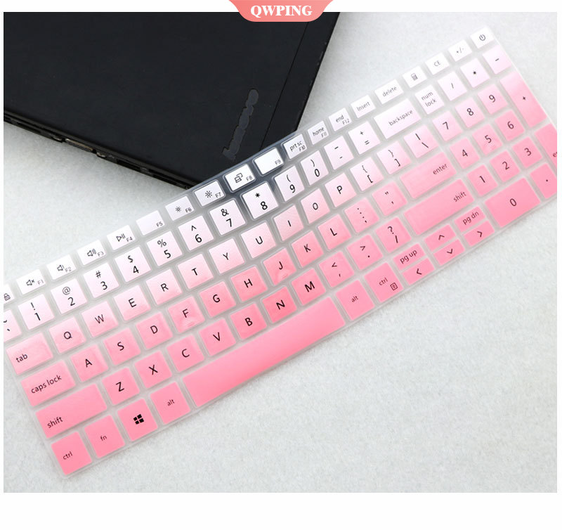 Miếng Dán Bảo Vệ Bàn Phím Bằng Silicon 15.6 Inch Cho Dell Ins 15-7591-r1745s 5584 Ins5590 I7 5000 I5593 | Qwerty