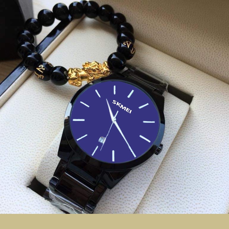 Đồng hồ nam Skmei vỏ thép không gỉ, thiết kế sang trọng lịch lãm, đơn giản OneTime