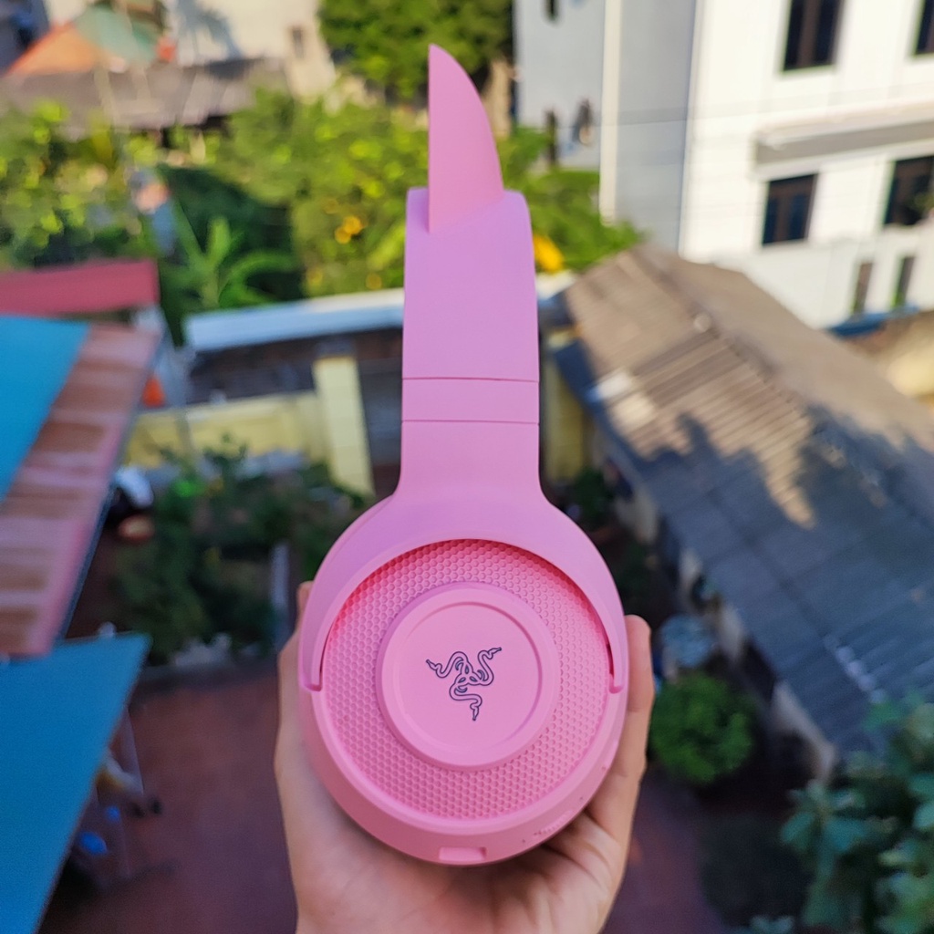 Tai nghe bluetooth Razer Kraken BT Kitty Edition - Tai nghe không dây phiên bản màu hồng