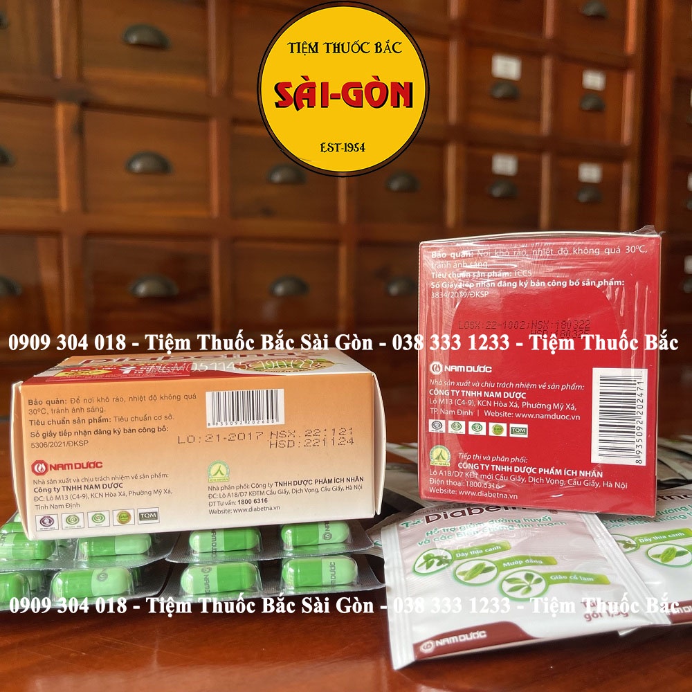 Diabetna Hỗ trợ cho người bị tiểu đường - Tiệm Thuốc Bắc Sài Gòn