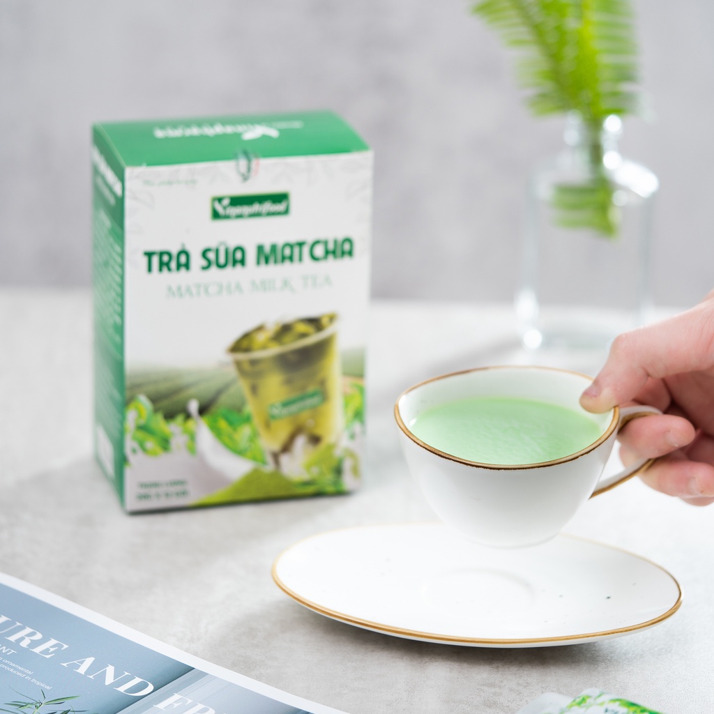 [Mã BMBAU50 giảm 50K đơn 150K] Trà sữa Matcha VINANUTRIFOOD, Hộp 20g x 12 gói