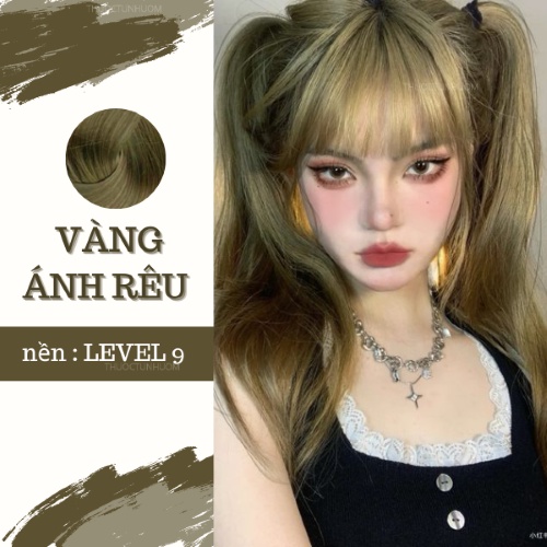 Set màu nhuộm tóc- VÀNG ÁNH RÊU