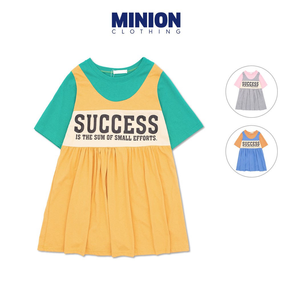 Váy babydoll Minion Clothing form vừa, đầm phong cách Ulzzang Streetwear Hàn Quốc V1906