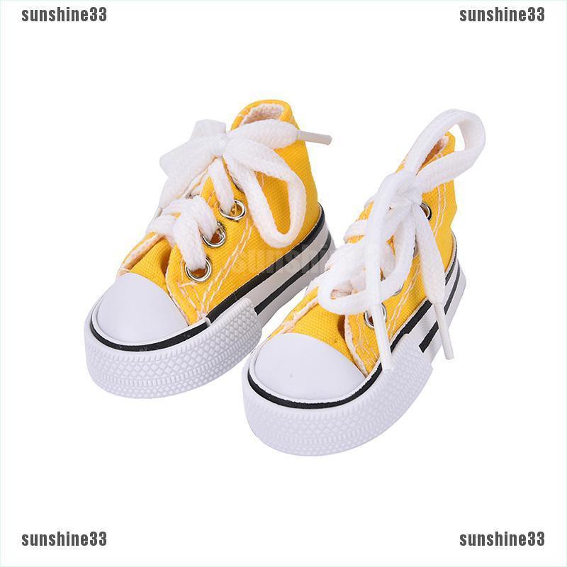 Giày Vải Canvas Mini 7.5cm Dành Cho Búp Bê 40.64 cm