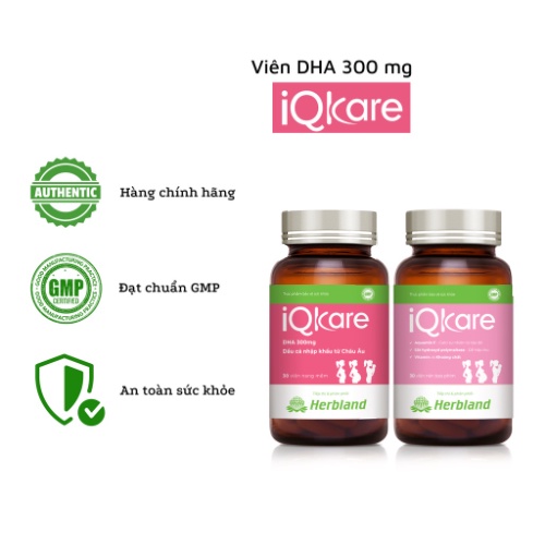 Thực phẩm bảo vệ sức khỏe và thai kỳ IQKARE - cho Mẹ và Bé