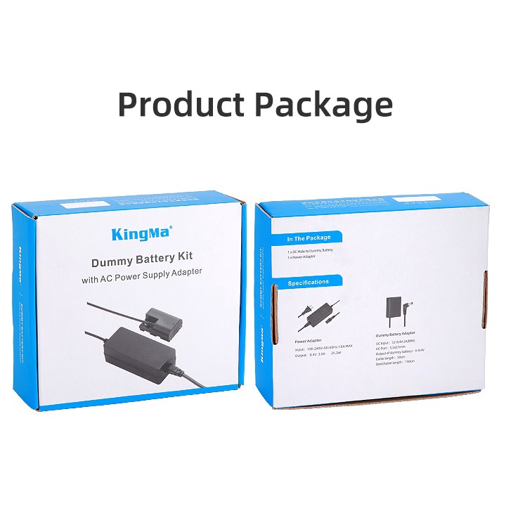 Bộ Pin Dummy Kingma for Canon LP-E17 + Nguồn Adapter