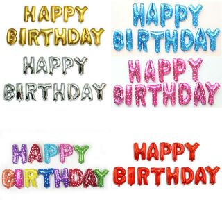 Bộ bóng chữ Happy Birthday, banner Happy Birthday