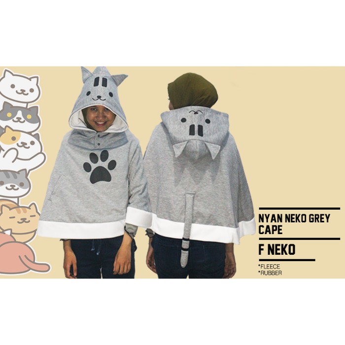 Áo Choàng Anime NEKO Gray F NEKO