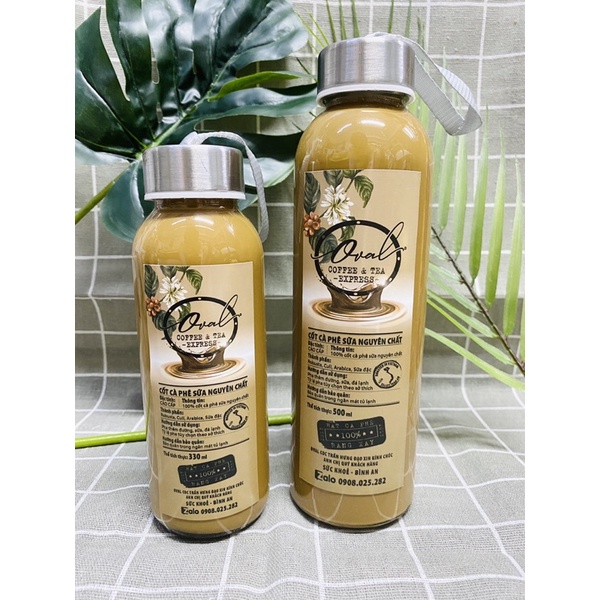 Hoả Tốc - Cà Phê nước cốt Oval Coffee pha sẵn đóng chai thuỷ tinh chất lượng đảm bảo mùa dịch | BigBuy360 - bigbuy360.vn