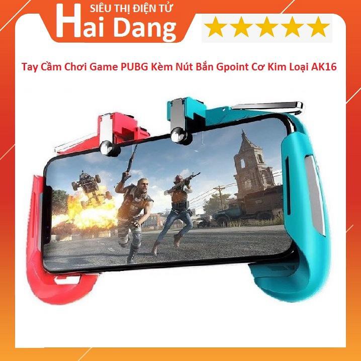 Tay Cầm Chơi Game PUBG, Rules Of Survival, Apex Legend Kèm Nút Bắn Gpoint Cơ Kim Loại AK16