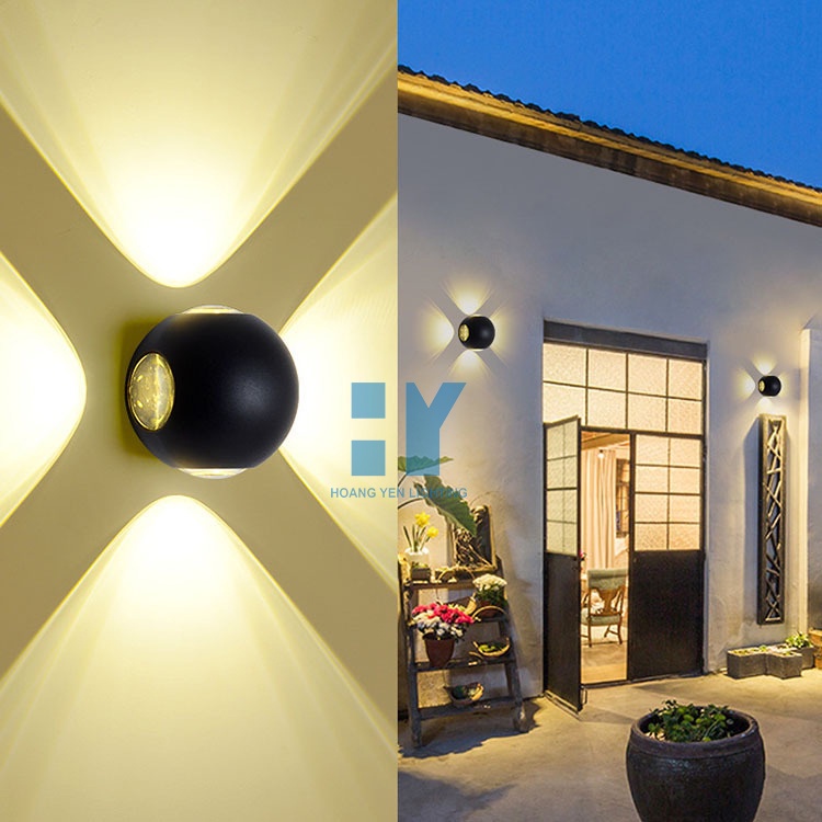 Đèn led gắn treo tường trang trí phòng khách phòng ngủ vách cầu thang ngoài trời phong cách hiện đại