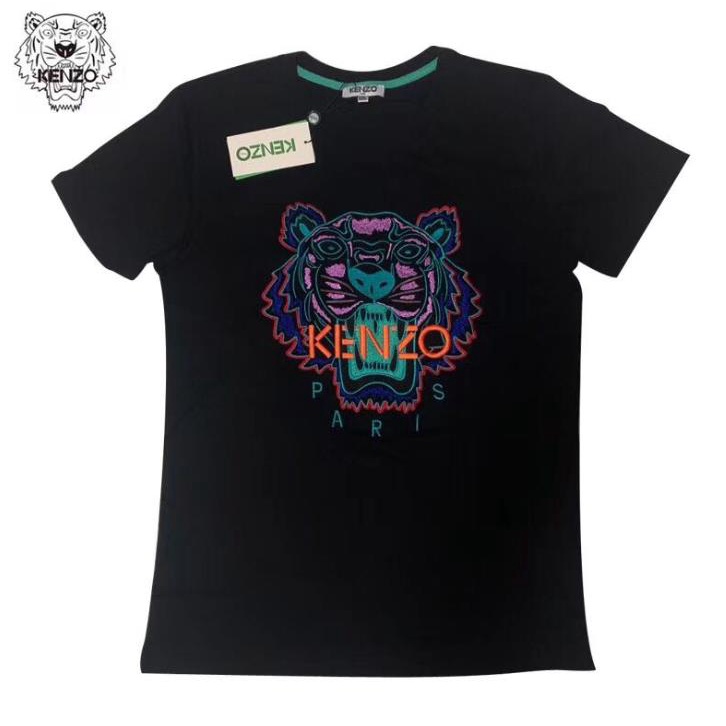 Áo Thun Cotton Tay Ngắn Dáng Rộng Thêu Họa Tiết Xinh Xắn Thời Trang Mùa Hè Cho Cặp Đôi