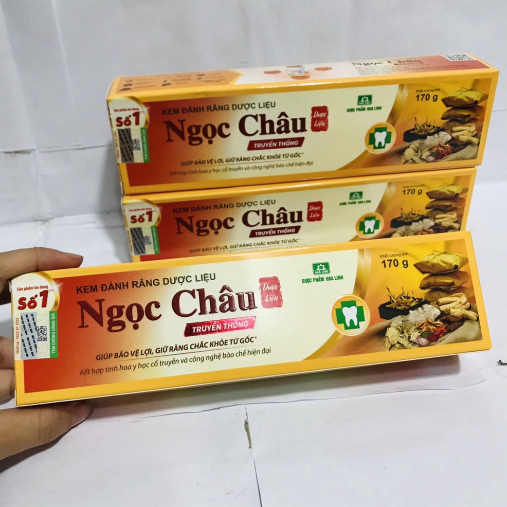 Kem đánh răng dược liệu Ngọc Châu