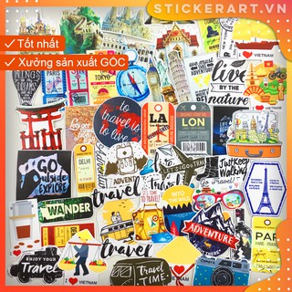 [SET 10 STICKER chủ đề DU LỊCH - VĂN HOÁ]