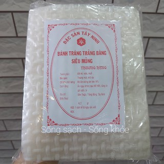Bánh Tráng Tây Ninh Siêu Mỏng Chấm Muối Tắc, Cuốn Chả Giò, Gỏi Cuốn Loại Cao Cấp Túi 500gr