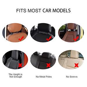 Car Neck Pillow Protector Comfortable Slow Resilience  PU Leather Auto Headrest Protector