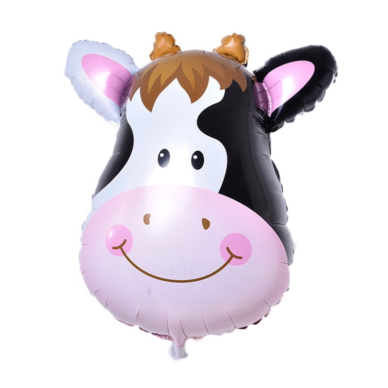 Bong Bóng Họa Tiết Bò Neddy Farm Dùng Trang Trí Tiệc Sinh Nhật