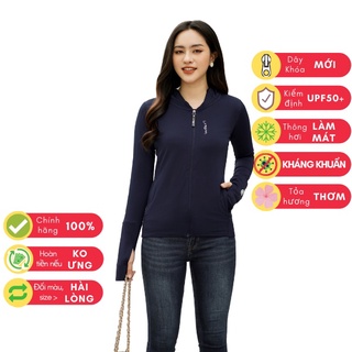 Áo chống nắng nữ 2 lớp mềm mát khu mui
