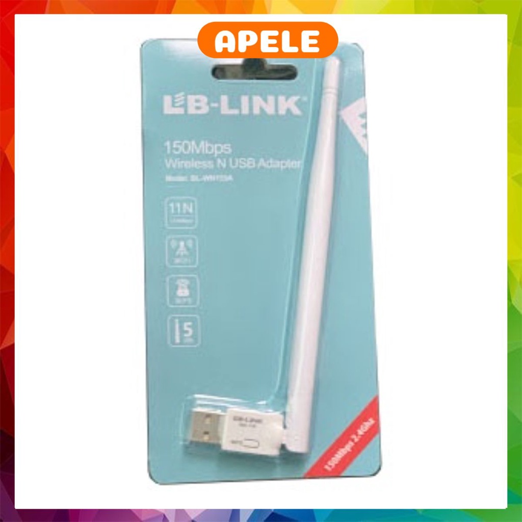 Usb thu Wifi LB Link Nano 151 Lb Link 155A 150Mbps tăng tốc độ wifi cho laptop PC thiết kế nhỏ gon tiện lợi