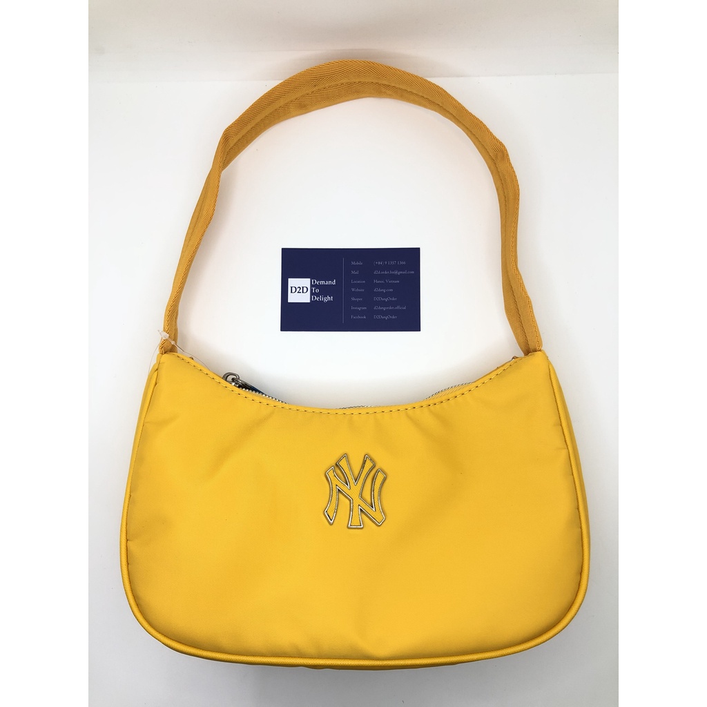 Túi Đeo Vai Bán Nguyệt M.L.B Nylon Hobo Bag Season 2022