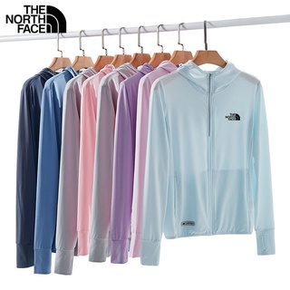 The North Face Áo Khoác Chống Nắng Có Mũ Trùm Siêu Nhẹ Thoáng Khí In logo North Face Thời Trang Mùa Hè Cho Nam Và Nữ