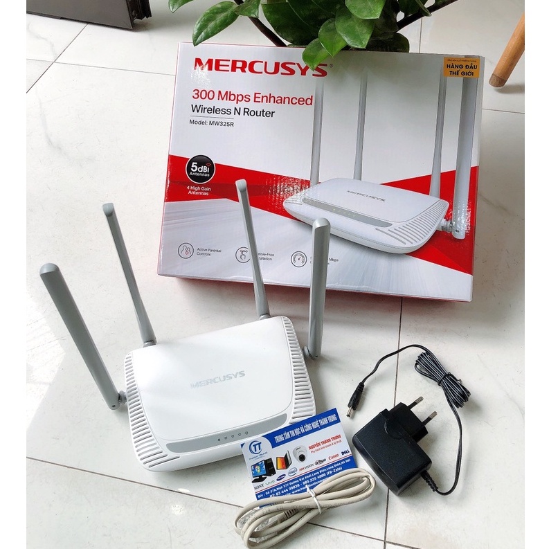 Bộ phát Wifi Mercusys MW325R 4 râu - BH Chính Hãng 24 tháng