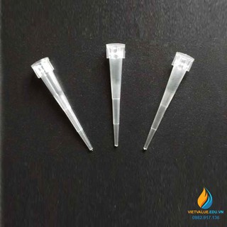 Đầu côn pipet hút tiệt trùng, loại 0.01ml, nhựa PP trong suốt